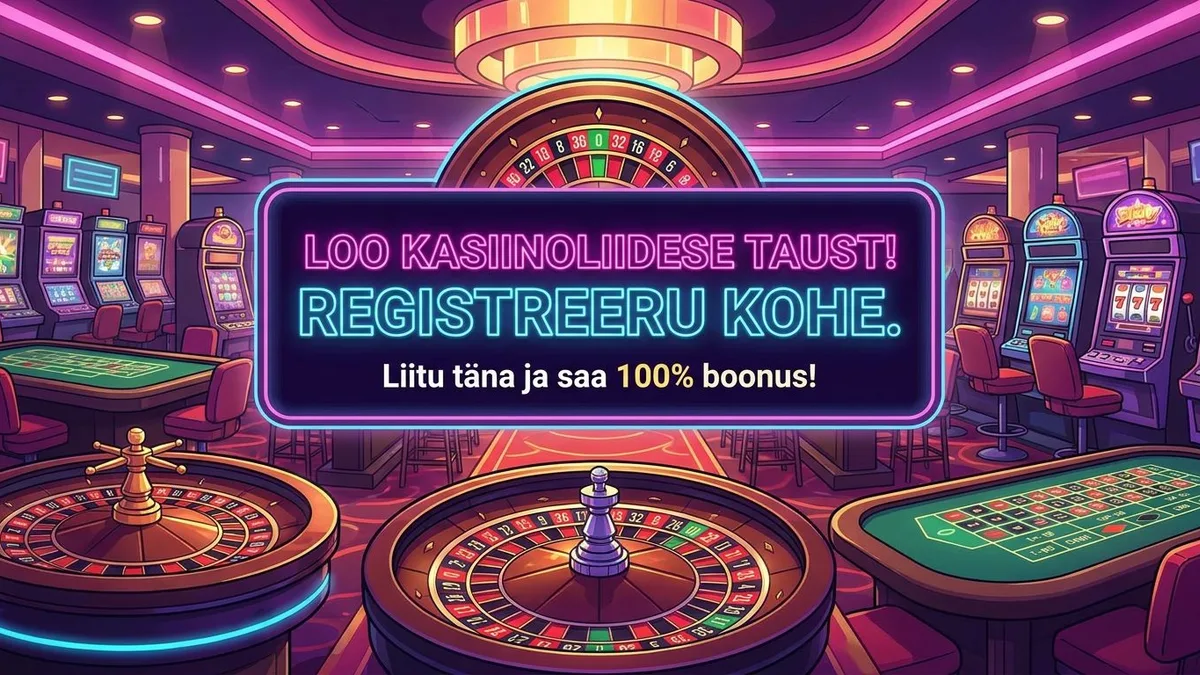 Registreeru boonusega